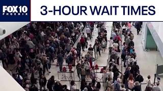 Long airport security lines due to TSA staffing issues | FOX 10 Phoenix