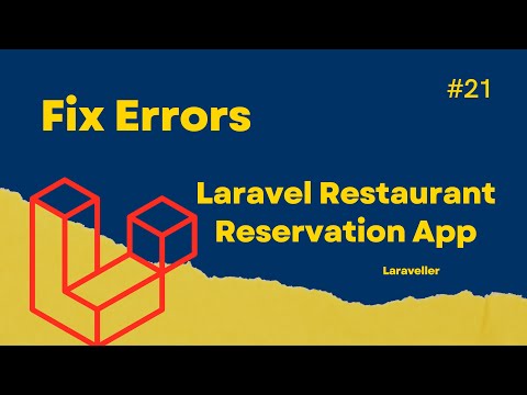 Laravel Restaurant Reservation Website Laravel 9 Tutorial