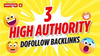 How to create 3 High Quality Dofollow Backlinks - Instant Approval