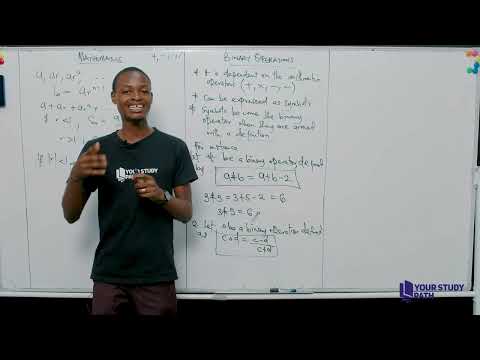 BINARY OPERATIONS MATHEMATICS 2026 JAMB CLASS TUTORIAL YOUR STUDY PATH
