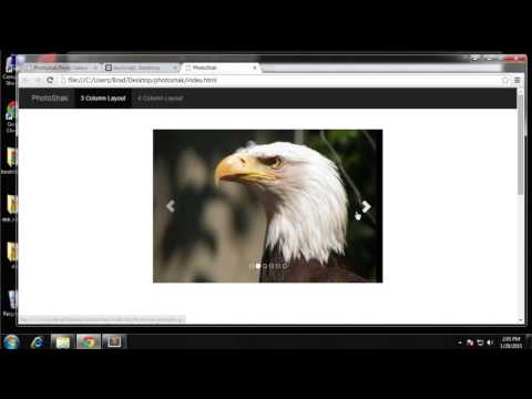 Build a Photo Gallery UI using Bootstrap Part 4