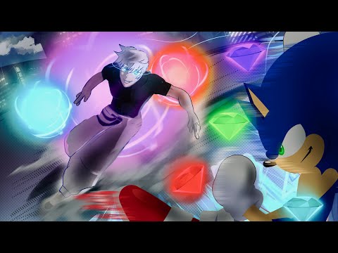 Sonic The Hedgehog Vs Gojo Satoru: STICK NODES!