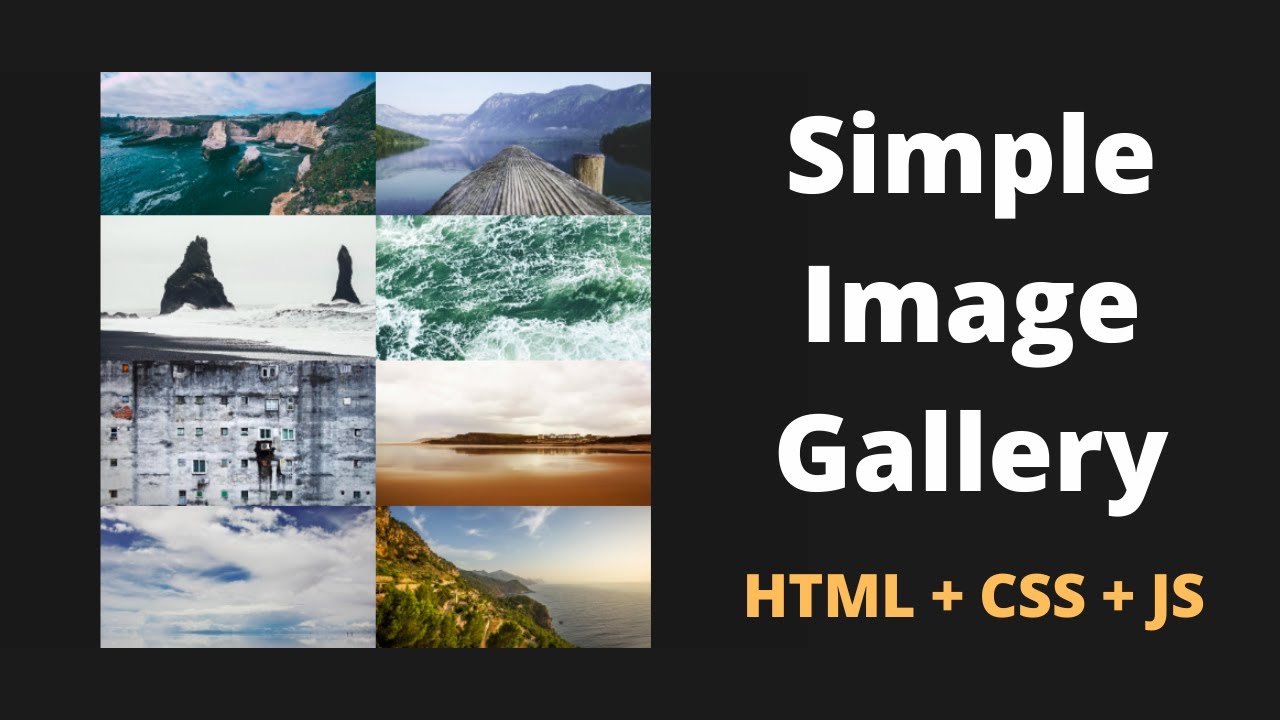 Create a Simple CSS Image Gallery with Hover Effect