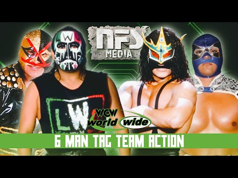 Damian Villano IV Villano V VS Juventud Guerrera Lizmark JR & Hector Garza #wcw #luchalibre