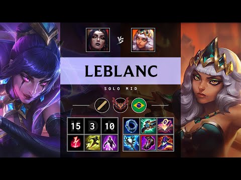 LeBlanc Mid vs Qiyana - BR Grandmaster Patch 25.13