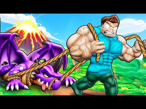 PULL A BIG DRAGON IN TUG OF WAR ROBLOX..!!