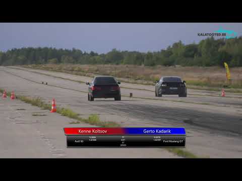 Kenne Koltsov - Audi 90 vs Gerto Kadarik - Ford Mustang GT. Dragrace@EDRAfinals2019