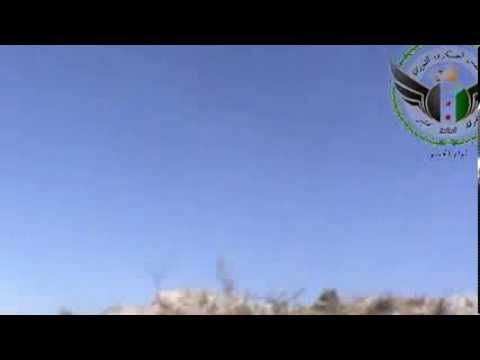 التصدي للطيران الحربي على جبهة جبل الأربعين في أريحا من قبل لواء الحسم