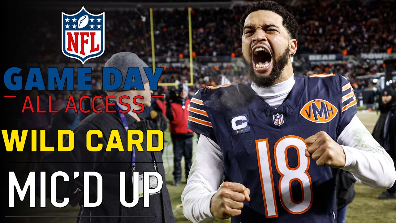 NFL Wild Card Mic'd Up! "Tell them i lift weights" | Game Day All Access