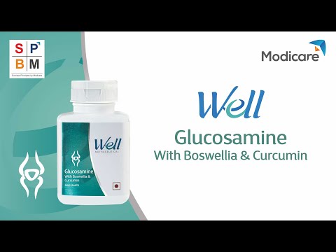 Well glucosamine with boswellia & curcumin - 120 tablets, mo...