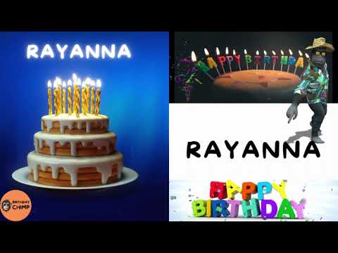 RAYANNA Happy Birthday Song and Dance - It's Your Birthday - Happy Birthday to You RAYANNA