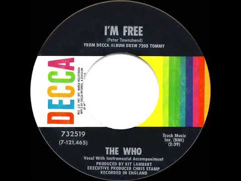 1969 HITS ARCHIVE: I’m Free - The Who (stereo 45)