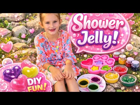 Shower jellies with Zamira! #kids #showerjellies