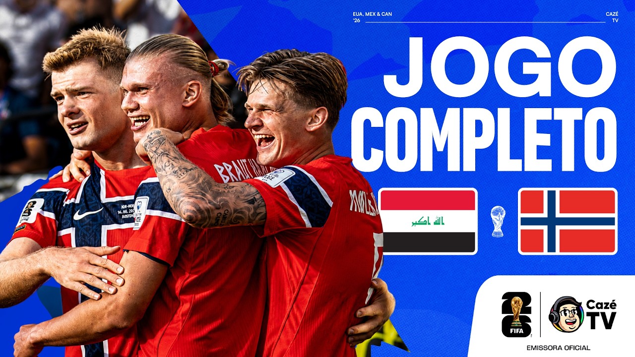 JOGO COMPLETO: IRAQUE X NORUEGA | COPA DO MUNDO FIFA™ 2026 | 1ª RODADA | FASE DE GRUPOS