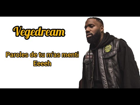 Paroles de tu ma's menti chansons de vegedream 💔