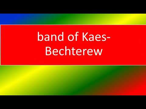 BAND OF KAES - BECHTEREW