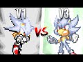 SSF2 Mods Hyper Sonic V1 Vs Hyper Sonic V3 Moveset Comparison