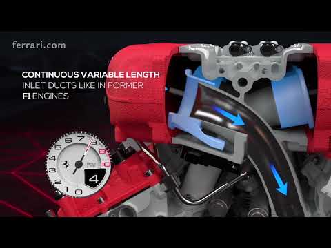 A Ferrari 812 Superfast motorja