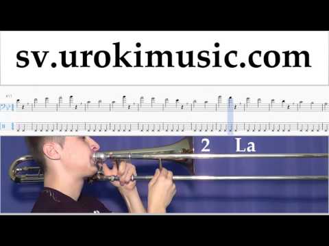Lär Dig Spela Trombon Lukas Graham - 7 Years Tabs Nybörjare Del 1 övningar um-i492