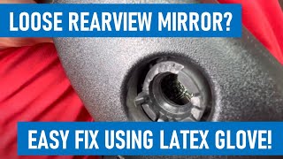 How to Fix a Loose Rear View Mirror Fast!