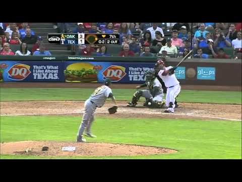 2012/07/01 Recap: OAK 3, TEX 1