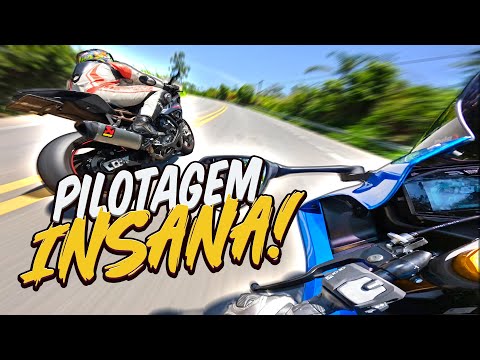 SRAD 1000 and BMW S1000RR BIG PEOPLE'S FUN