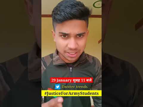 29 January 2022 Twitter trends For Sena Rally Bharti 2022 | #ArmyRallyBharti | #armytwittertrends