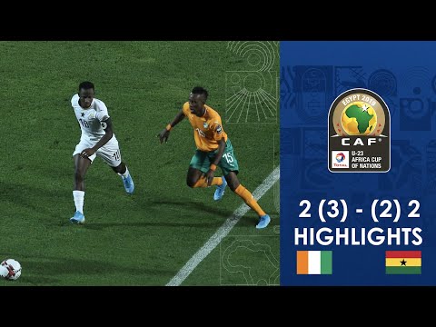 HIGHLIGHTS | #TotalAFCONU23 | Semi-Final: Côte d'Ivoire 2 (3) - (2) 2 Ghana