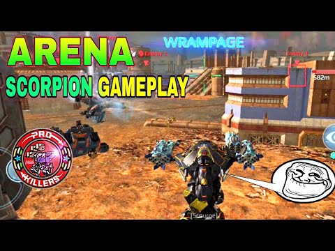 Arena (Scorpion Robot) Gameplay | War Robots | PRO KILLERS