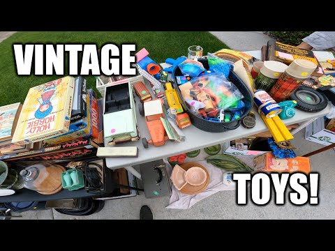 Vintage Toy Pickups Garage Sale