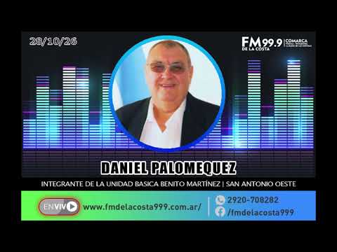 Daniel Palomequez - FM DE LA COSTA 99.9 - 28/10/26