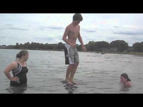 Boy Shuffles on Water