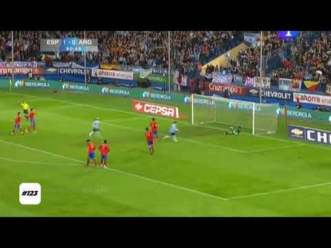 Day #123 | Messi 123rd goal | Argentina vs Spain (2/11/2009)