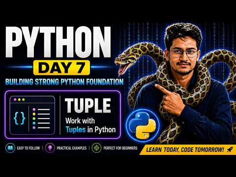 Python Day 7 Python Tuple Full Explanation %f0%9f%a4%a9%f0%9f%a5%b0 Python Tutorial Python Coding