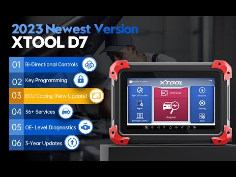 We Have Added ECU Coding Function to the XTOOL D7 Diagnostic Scan Tool 2023 Edition!