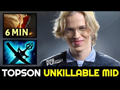 TOPSON Unkillable MID with 6min Boots of Travel Dota 2
