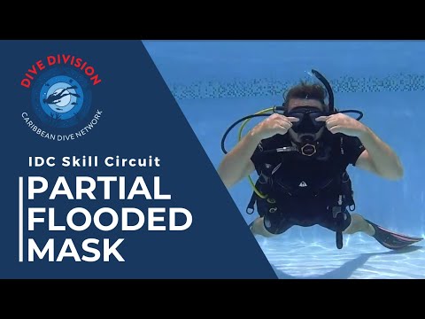 PADI IDC Skill Circuit: Partially Flooded Mask (Revised Instructor Development Course)
