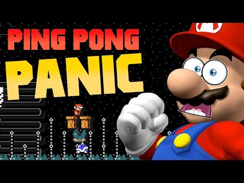 Super Mario Maker - PING PONG PANIC! - Level Showcase