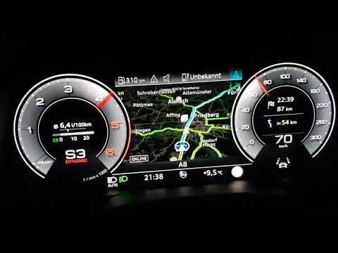 Acceleration Audi A6 50 TDI on the Autobahn