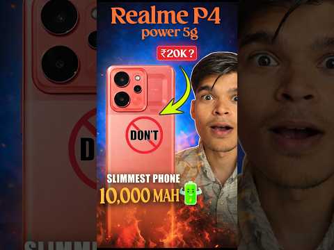 Thumbnail for Realme P4 Power 5G With 10,000 Mah Battery Under ₹20k is here #realmep4 #realme