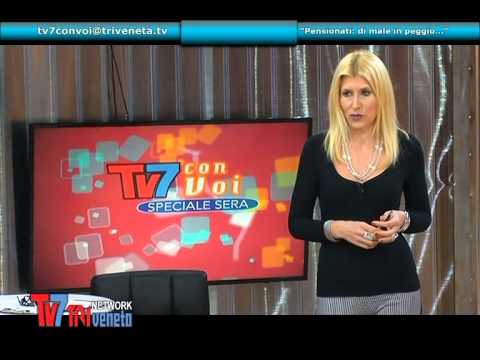 Pensionati: di male in peggio Tv7 Con Voi Sera del 25/02/14 ( 6 di 6 )