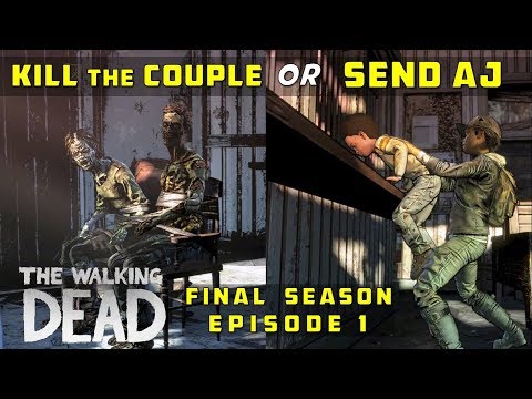 Both ways to enter Ticket Booth - Kill couple OR send AJ | The Walking Dead: Final Season, Episode 1