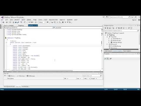 Atestat informatica C# - Jocul de Ping Pong