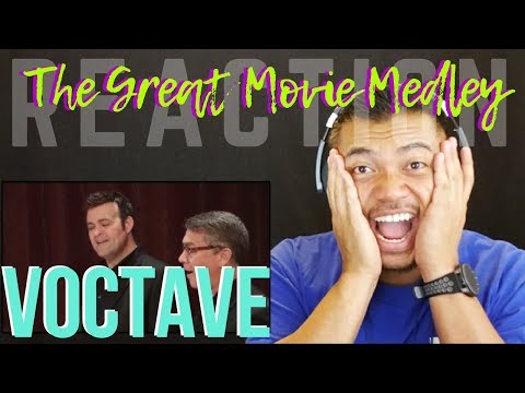 VOCTAVE singing, "The Great Movie Medley" | REACTION vids with Bruddah Sam