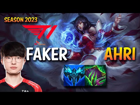 T1 Faker AHRI vs SYLAS Mid - KR Ranked