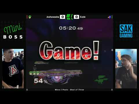 Mini Boss 5 SSBM Pools - Joshuwasha (Marth) vs Ezzie (Falco)
