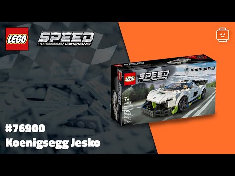 Vidéo LEGO Speed Champions 76900 : Koenigsegg Jesko