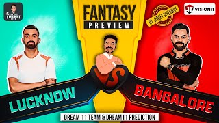 IPL LSG vs RCB Dream11 Team, LSG vs RCB Dream11 Prediction, LSG vs RCB Preview by Peeyush Sharma