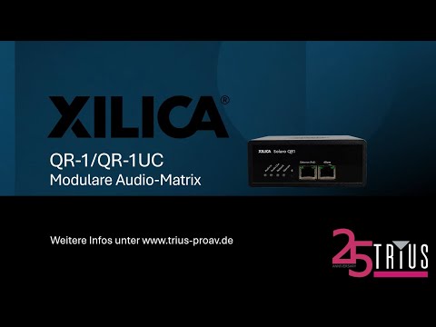 Xilica Solaro QR1 & QR1-UC: Flexible Audiosteuerung für moderne AV-Systeme