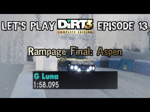 [4K/60FPS]Let's Play Dirt 3: Complete Edition Part 13 - Rampage Final: Aspen